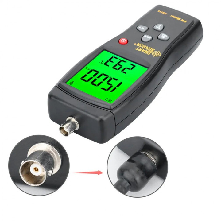 Digital PH Meter Polaroid SmartSensor AS218 14.00PH Water Moisture Measuring Instrument Acidity Meter