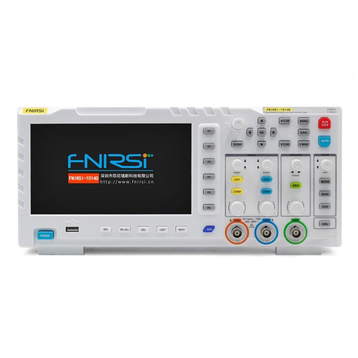 Digitaler Oszilloskop-Generator, Signaleingang, 1GSa/s, 100 MHz FNIRSI-1014D Multimeter-Speicher