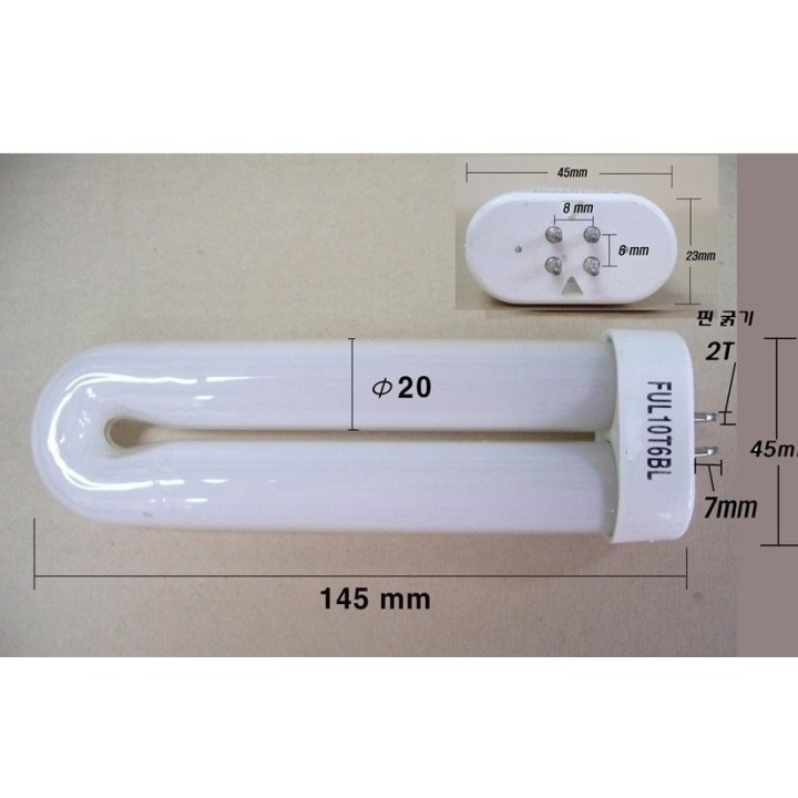Lampara ultravioleta 20w de k689