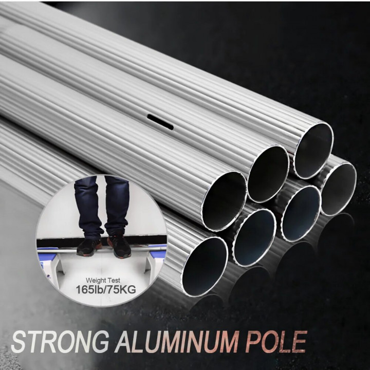 35cm telescopic brush 3 to 10M powered by water for cleaning