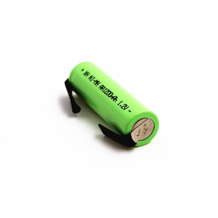 Ni mh batterie 1.2v 600mah mit lotfahnen