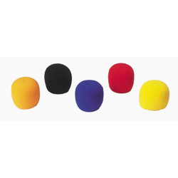 5 coloured microphone covers to eliminate wind noise velleman - 1