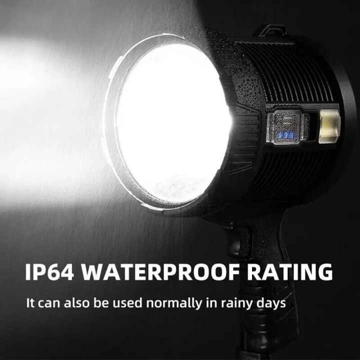 Phare à main rechargeable lampe portable XHP90 USB Batterie Lithium 9000mAh Rechargeable 15h