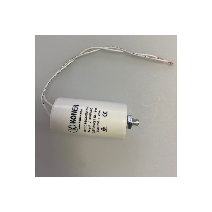 Electric capacitor condo with wire 14mf micro farad 400v 450v 500v booster cable capacitor porta capacitors