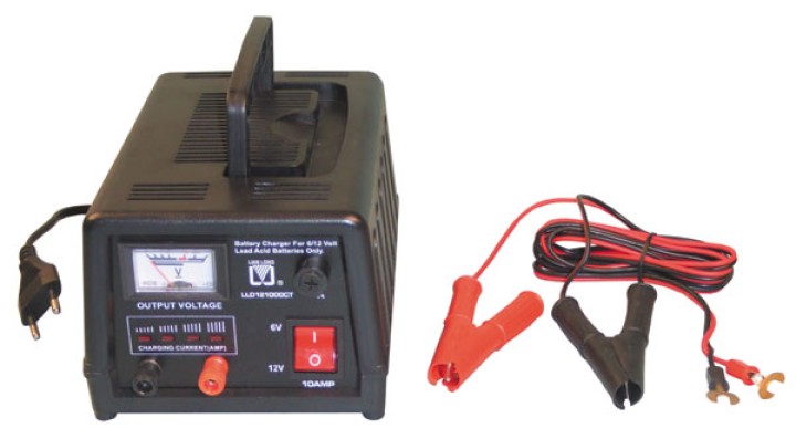 Cargador 220vca 12 24vcc 10a (cofrecillo) automatica coche bateria automovil vehiculo cargadores baterias vehiculos silverline -