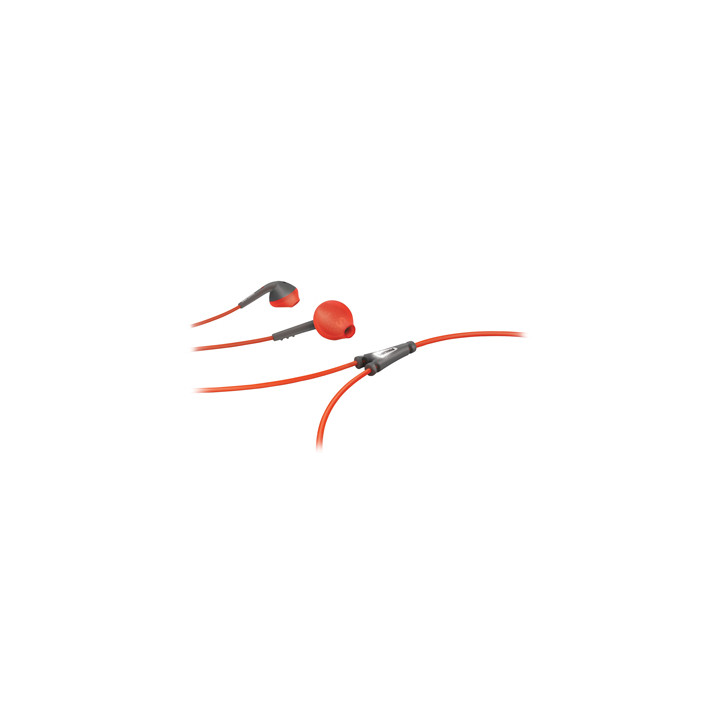 Mini action sports headphones made ??ultra lightweight red shq1200/10 konig - 4