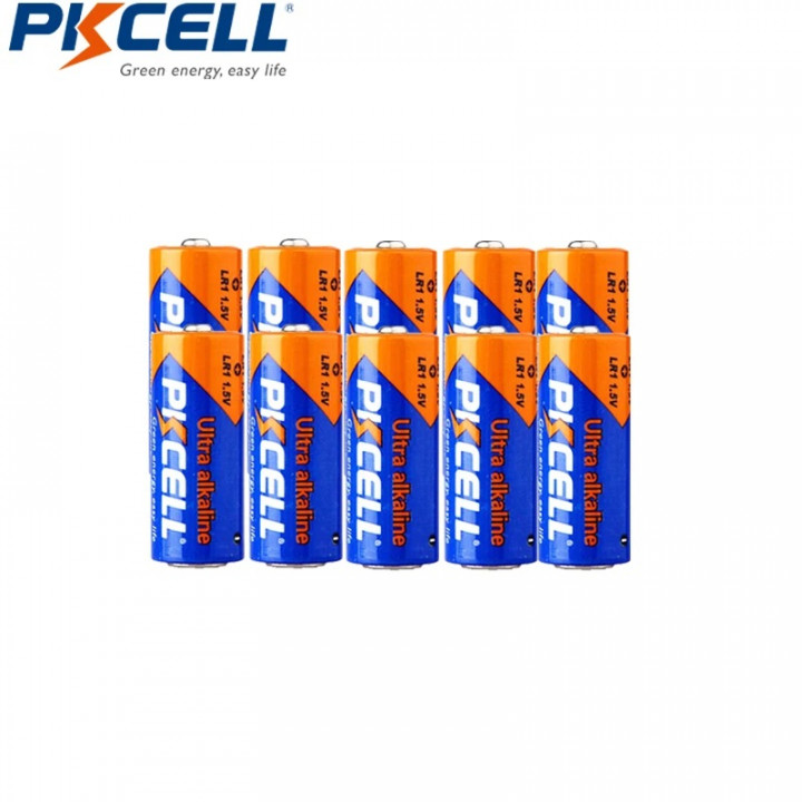10 piles alcaline batterie lr01 800mah 1.5v lr1 lr1c hq lr01 alimentation
