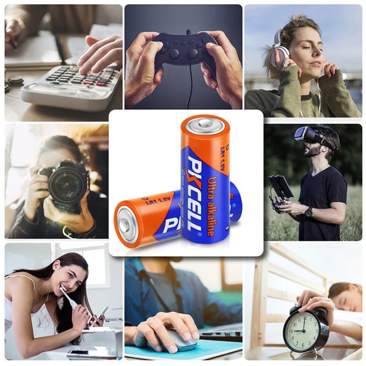 Pila 1,5v alcalina lr01 800mah (2 unidades)