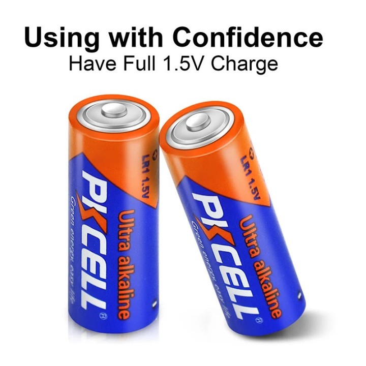 2 pile 1.5v alcaline lr01 800mah lr1 lr1c hq lr01 alimentation batterie