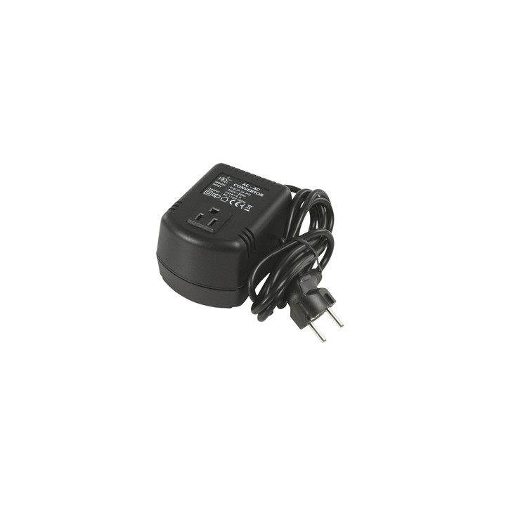 Voltage converter 230v to 110v 100w compact plug-in power hq - 5
