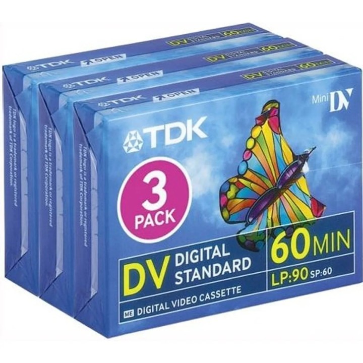 5 maxell mini dv cassette