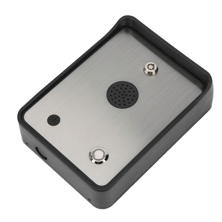 Citofono 12v 24v acdc GSM-HELP a batteria con pulsante di chiamata di allarme di emergenza SOS con relè apriporta a 2 canali