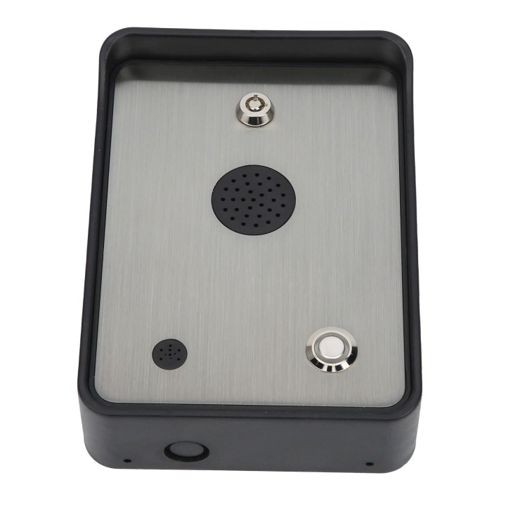 GSM battery intercom with emergency SOS alarm call button with 2-channel door opening relay 12v 24v acdc GSM-HELP