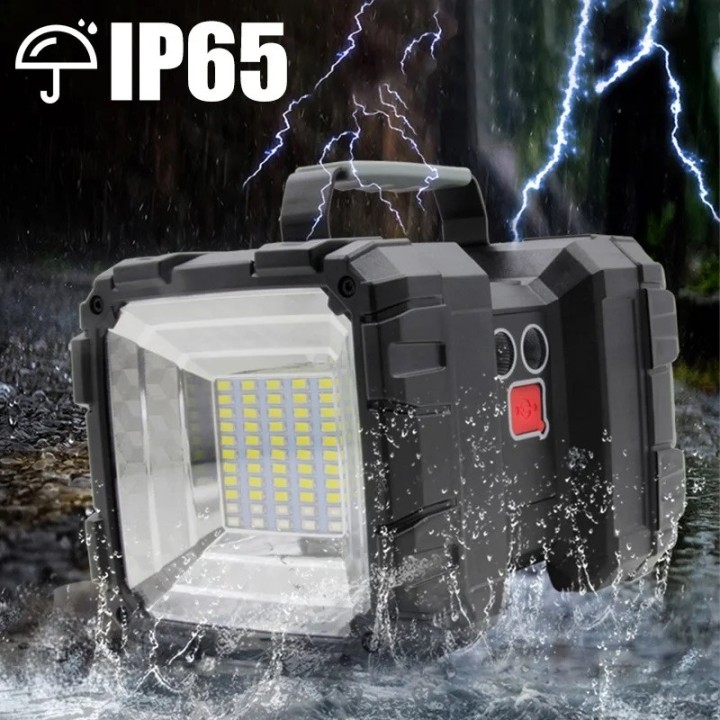 Rechargeable Handheld Headlight Portable Lamp XHP100 USB Rechargeable Powerful Double Head