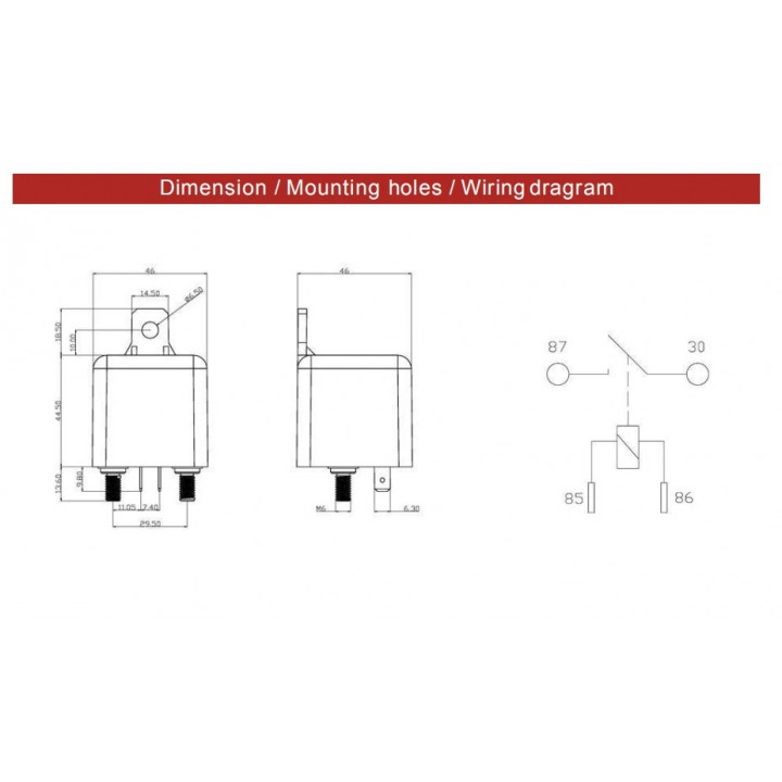 Relè di avviamento per auto 24V 200A 4 pin per camion automobilistico corrente ad alta potenza normalmente aperto