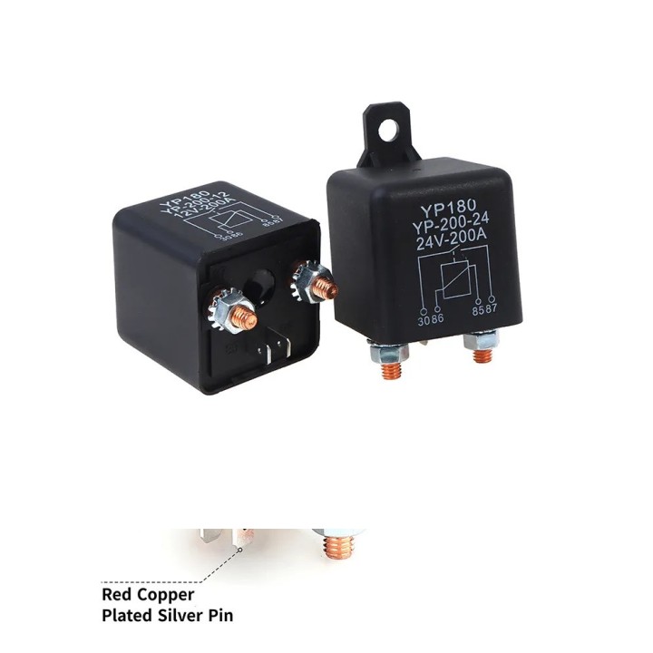 Camión automotriz poder elevado Pin relé 4 del comienzo coche 12V 80a 100a 120a 150a 180a 200A no