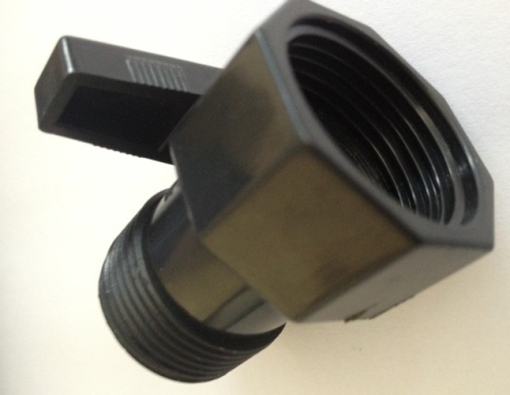 Giardino rubinetto adattatore 3/4 di irrigazione automatica per tubo raccordo estensibile euro xhose - 4