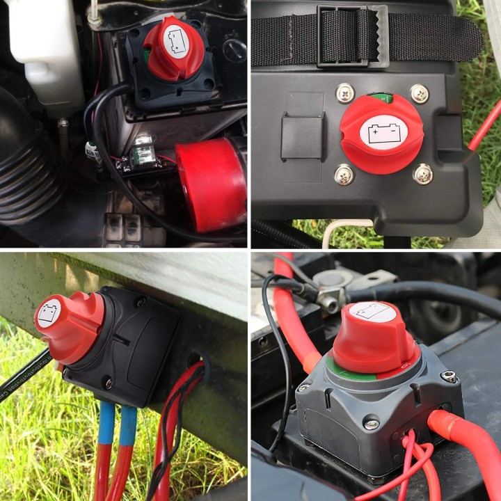 Interruptor de corte de desconexión de batería, turbina eólica para barco y coche, 12v, 24v, 48v, 50a, 100a, 200a, 300a