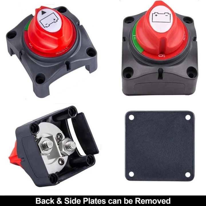 Interruttore di scollegamento della batteria 12v 24v 48v 50a 100a 200a 300a turbina eolica per auto e barche