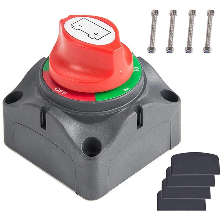 Interruttore di scollegamento della batteria 12v 24v 48v 50a 100a 200a 300a turbina eolica per auto e barche