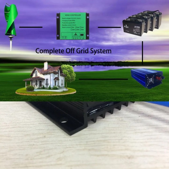 Controller Charge Regulator wind battery pwm turbine 400W 12V 24V 10a 16A wind generator