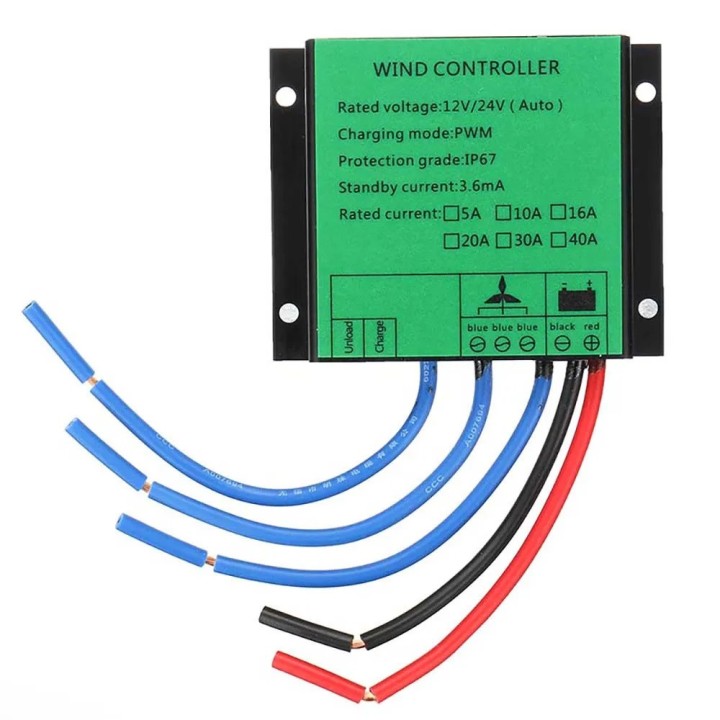 Controller Charge Regulator wind battery pwm turbine 400W 12V 24V 10a 16A wind generator