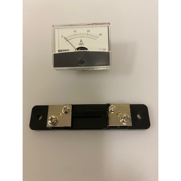 30a dc shunt galvanometer amperemetre klasse enthalten 2,5 dim: 60 x 47 mm fest: 32 x 32 mm ref medp4830a