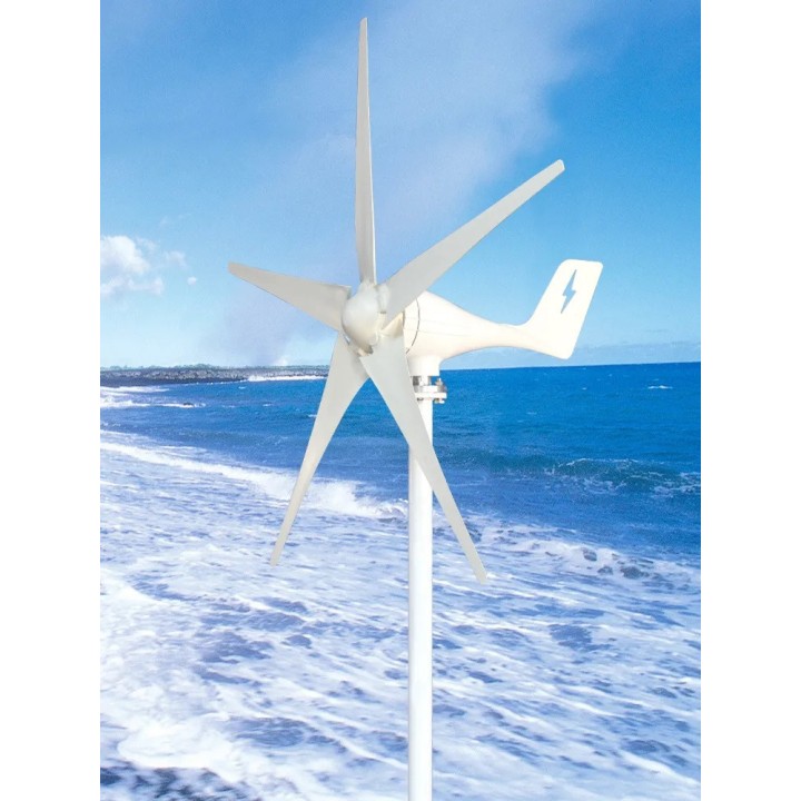 Horizontale Windturbine 3000 W 12 V 5 Flügel Windmühle Off-Grid-System Heimuhrmacherei Bauernhof