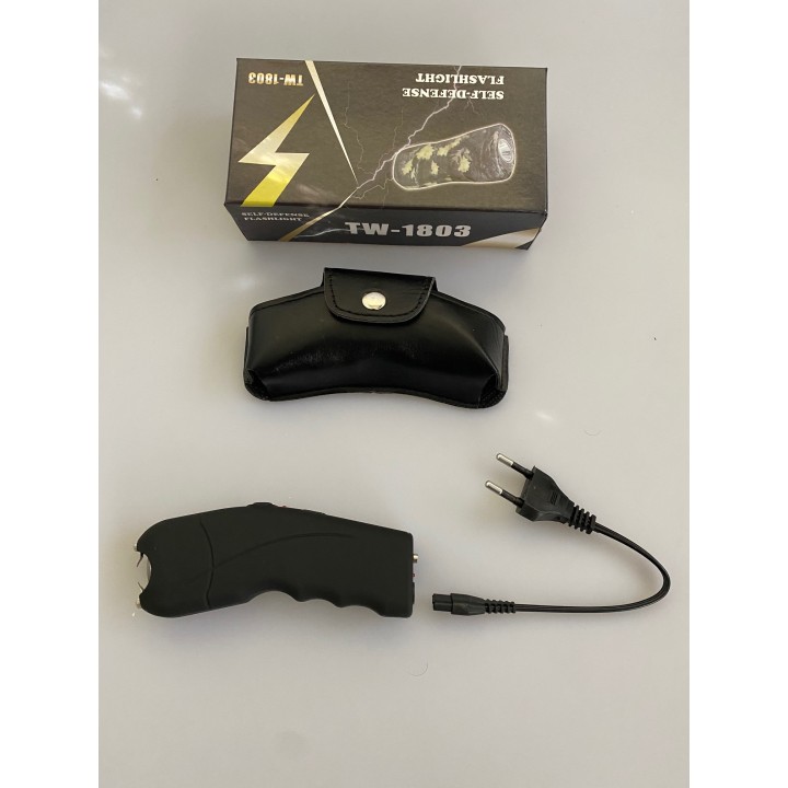 Shocker zap arma Descarga eléctrica + linterna LED S39 TW-1803 tazer taser recargable