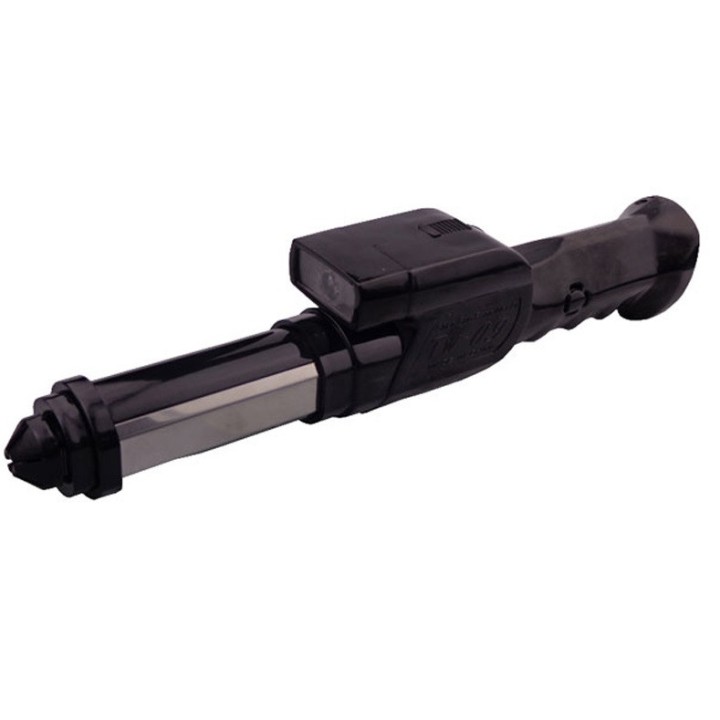 Bastón telescópico taser paralizador antorcha electrificada recargable sirene tw09 80000V