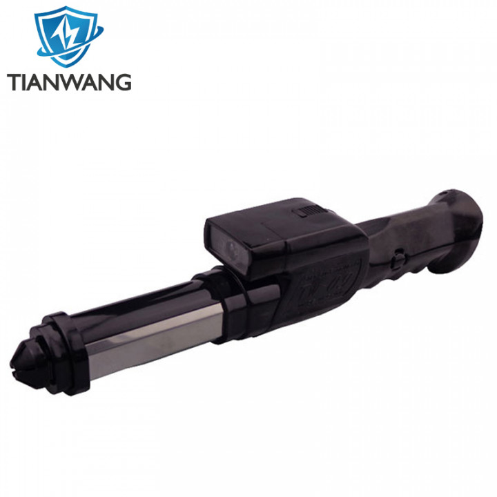 Bacchetta telescopica taser paralizzante torcia elettrificata ricaricabile sirena tw09 80000V
