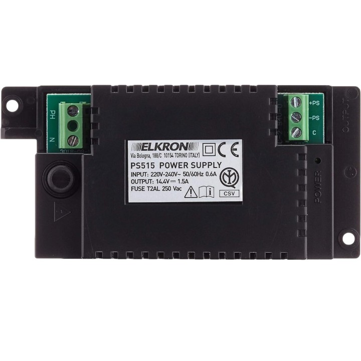 Alimentation elkron ps515 ps108 220v 14,4v 1,5a ucp8z mp110 mp110tg wl31 nx640 mp200 12v 0,6A 240v