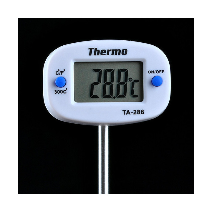 Cooking thermometer 50 ° c ~ +300 ° c starre edelstahl-sonde misst temperatur wärme jr international - 1