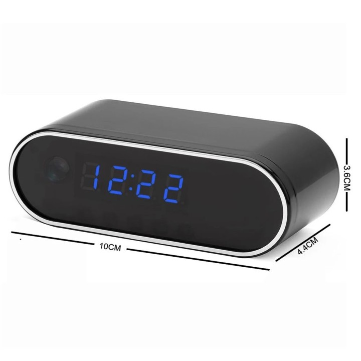 1080P wireless camera clock WIFI rechargeable camcorder night vision motion detection sd