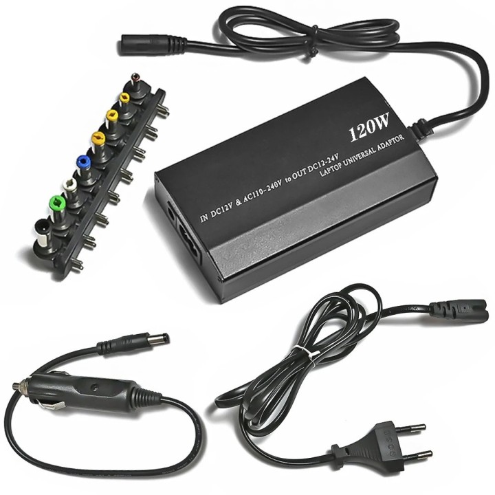 Alimentacion compacta conmutada universal salida 15 a 24vdc + salida usb 5v 120w