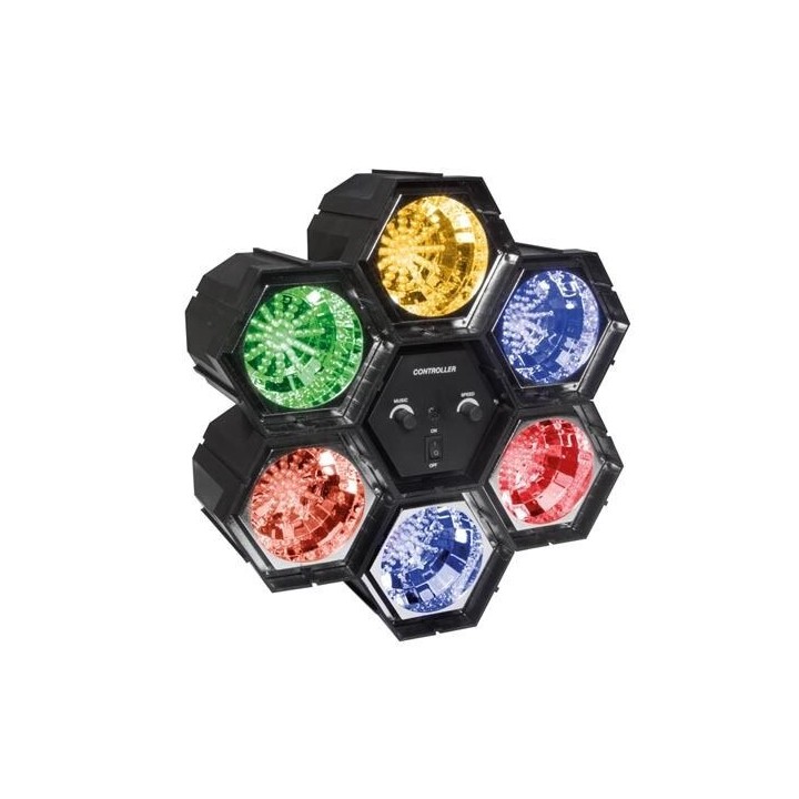 Set di 6 moduli vede una luce led multicolore led 6x36 modulatore vdll6rl velleman