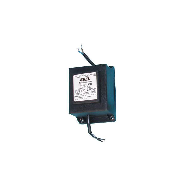 Transformer for power supply 220vca to 17vca 20va 1a for supply charger ch1 transformer jr international - 1