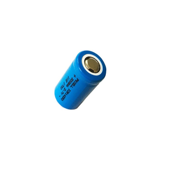 5 Rechargeable lithium battery 14250 3.7v 300mAh ICR14250 1/2AA Flashlight Camera