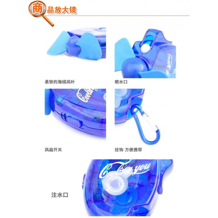 Ventilador mini ordenador portátil de agua nebulizada un montón de aireación aireador de ventilación ambientador jr internationa