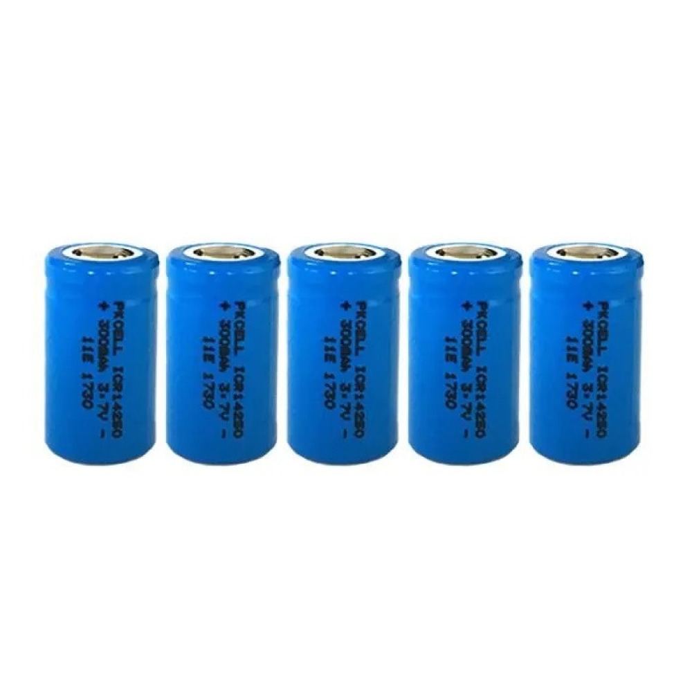 copy of 5 Rechargeable lithium battery 14250 3.7v 300mAh ICR14250 1/2AA Flashlight Camera