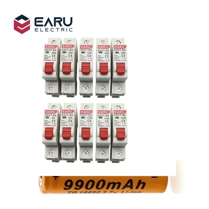 Single pole single phase circuit breaker 3a c3 DZ47-63