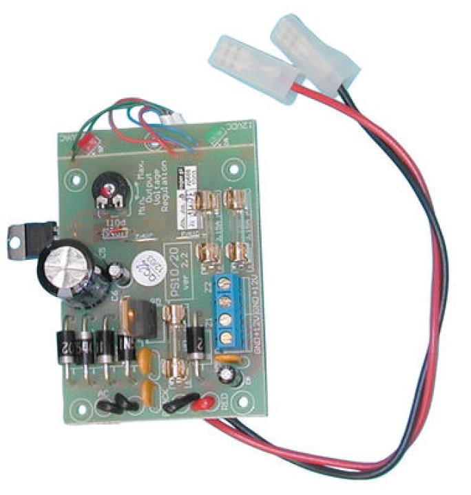Caricabatterie elettronico automatico 220vca 13,8vcc 1.5 a circuito caricatore automatico batterie jr international - 1