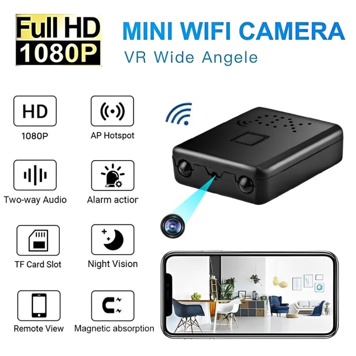 discreet Wifi camera 4K Full HD 1080P camcorder IR-CUT video recorder motion detection