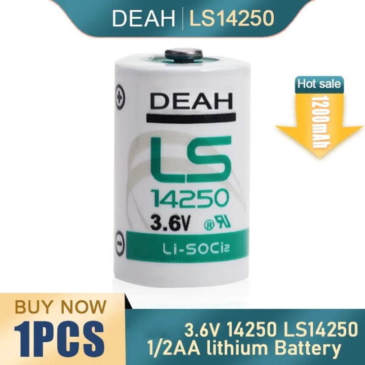 Saft litio 3,6 v 1/2 aa ls14250 tl5902 tl5151 tl5101 tl4902 ls 14250 sl350 sl750 lct1200