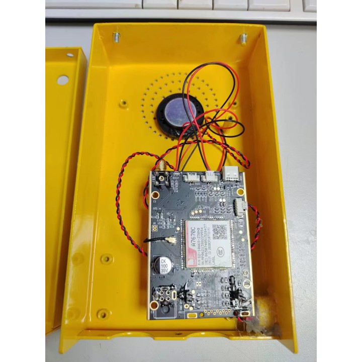 GSM One-click Alarm System with QUAD Band Emergency Call for help Worldwide with Intercom for Calling
