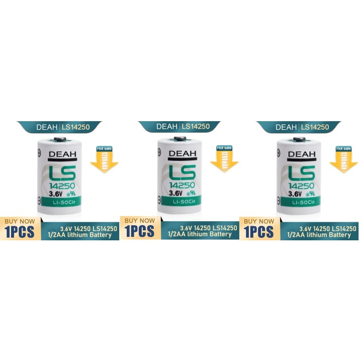 3 saft litio 3,6 v 1/2 aa ls14250 tl5902 tl5151 tl5101 tl4902 ls 14250 sl350 sl750 lct1200