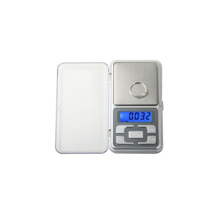 Balanza electrónica de bolsillo portátil pesa 200g medida de peso 0.1g objetos pequeños jr international - 7