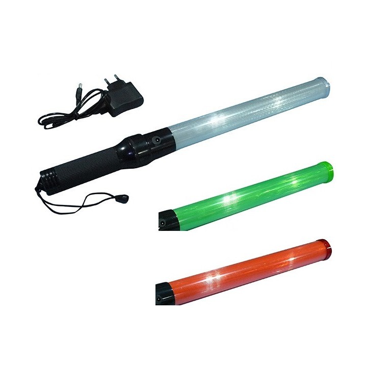 Baton light rechargeable led green red Lighting traffic road airport train signaling