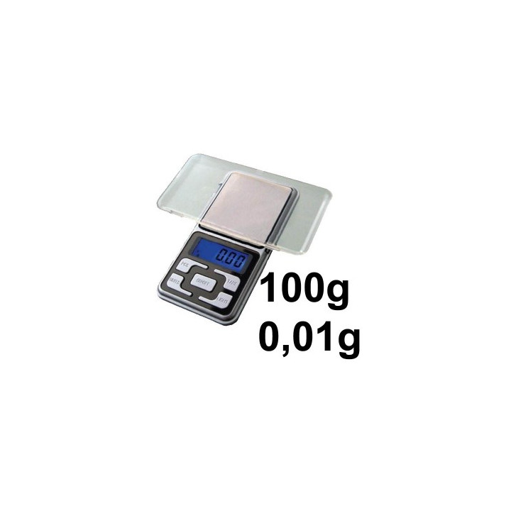 Balanza electrónica de bolsillo portátil pesa 200g medida de peso 0.1g objetos pequeños jr international - 8