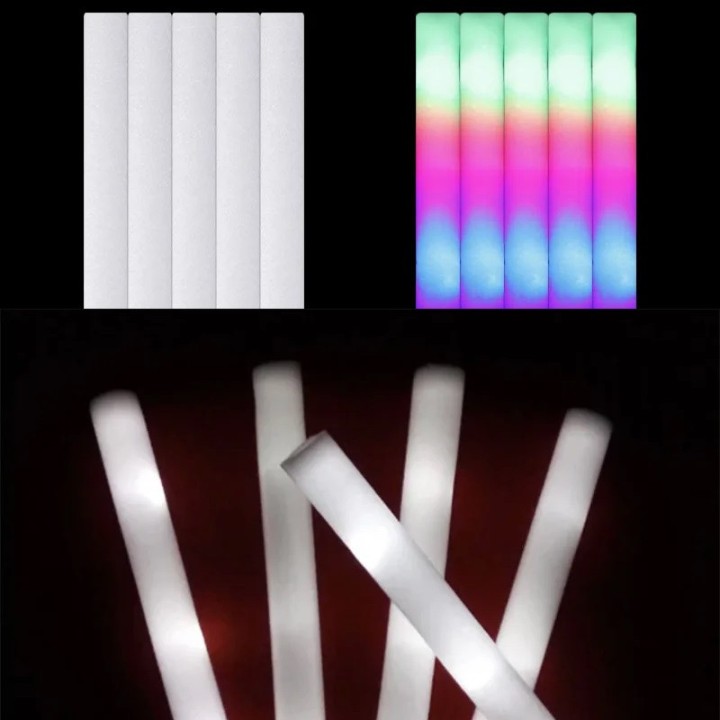 6 Colorful LED Light Stick blue Tube Light 40cm Flashing Birthday Party Wedding Christmas